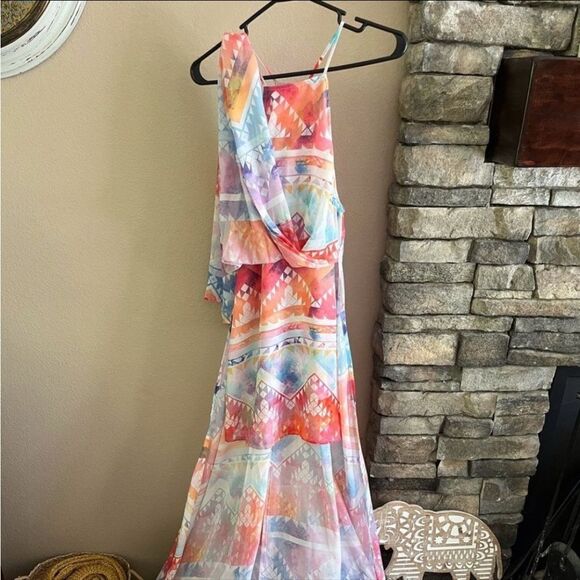 Show Me Your Mumu Elegant Multicolor Maxi Dress - Picture 1 of 6